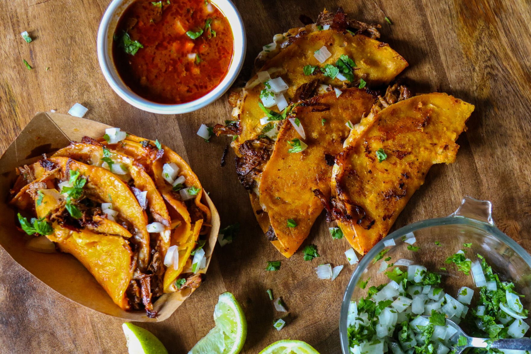 Birria tacos